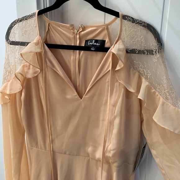Lulus peach summer dress NWT - Picture 2 of 6